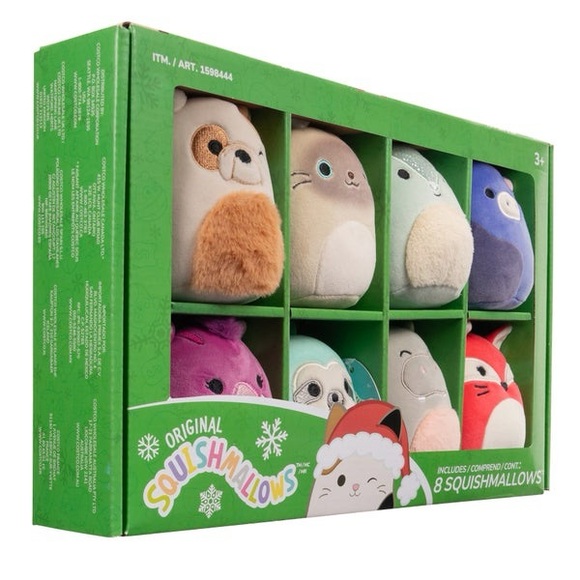 NEW Squishmallows 2024 Animals Collection 4-Inch Plush Ornament 8-Pack Set - Picture 5 of 6